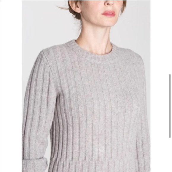 Joseph rib tunic sweater Gray/Tan Tunic S - Picture 5 of 12